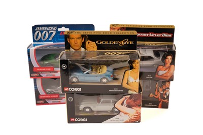 Lot 195 - Six boxed Corgi diecast James Bond vehicles