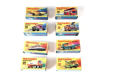 Lot 212 - A collection of boxed Matchbox Superfast diecast cars