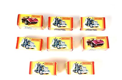 Lot 218 - A collection of boxed Matchbox diecast cars