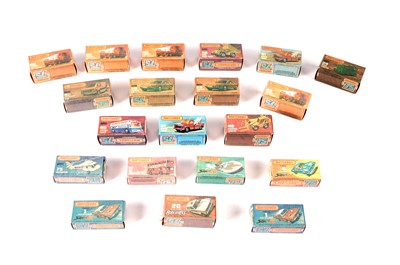 Lot 222 - A collection of Matchbox diecast cars, in reproduction packaging