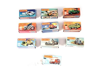 Lot 224 - A collection of boxed Matchbox 75 diecast vehicles