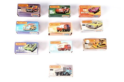 Lot 226 - A collection of boxed Matchbox 75 diecast vehicles