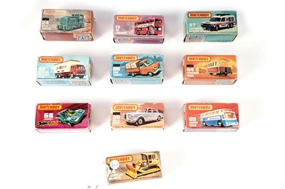 Lot 227 - A collection of boxed Matchbox 75 diecast vehicles