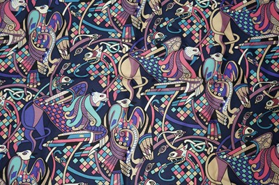 Lot 745 - A Liberty of London printed silk Dokkum pattern scarf