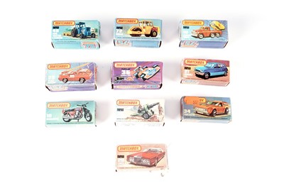 Lot 229 - A collection of boxed Matchbox 75 diecast vehicles