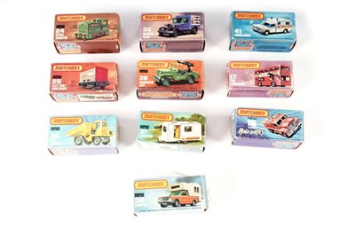 Lot 230 - A collection of boxed Matchbox 75 diecast vehicles