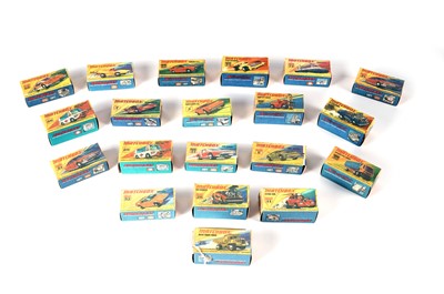 Lot 234 - A collection of Matchbox  diecast cars, in reproduction packaging