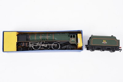 Lot 73 - A Hornby Dublo 00-Gauge 4-6-2 locomotive and six-wheel tender