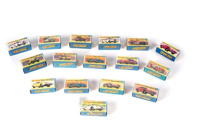 Lot 239 - A collection of boxed Matchbox 75 diecast vehicles