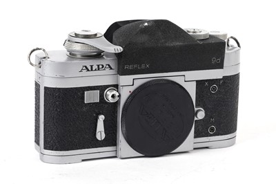 Lot 334 - An Alpa 9d Reflex 35mm chrome camera body