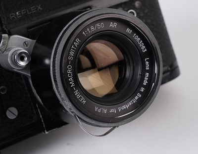 Lot 335 - An Alpa 9d Reflex 35mm black camera body