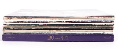 Lot 474 - Jethro Tull LPs, 12" singles and box set