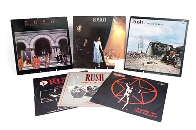 Lot 431 - Rush LPs and 12" singles