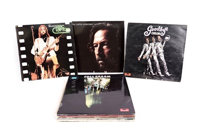 Lot 435 - Eric Clapton and Cream LPs and 12" singles