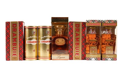 Lot 373 - Seven various bottles of Drambuie