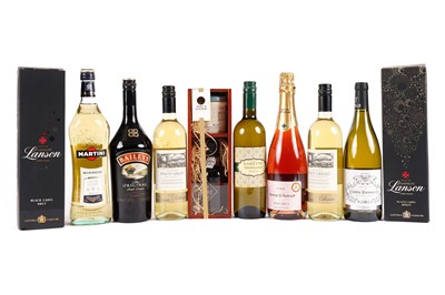 Lot 377 - A selection of bottles of wine and champagne