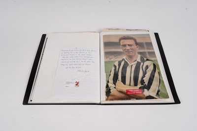 Lot 803 - A collection of Newcastle United football signatures