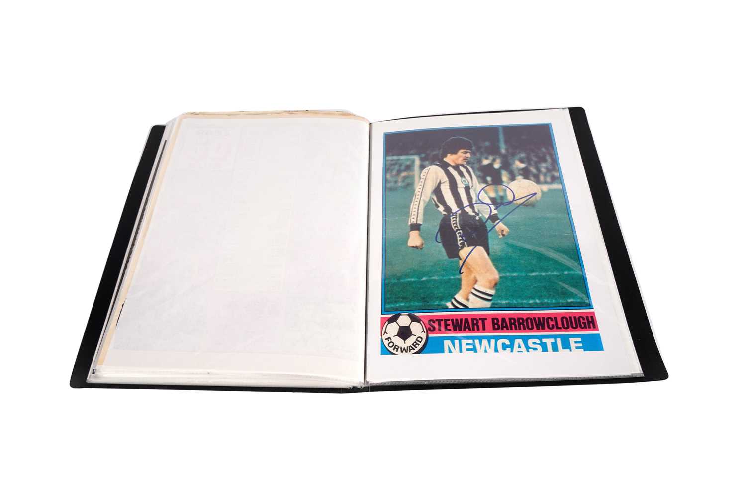 Lot 803 - A collection of Newcastle United football signatures