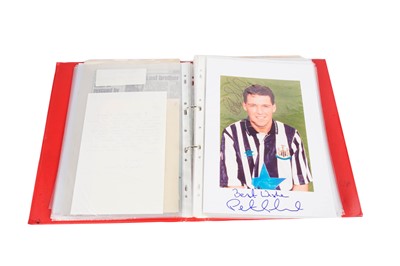 Lot 814 - A collection of Newcastle United and other football signatures