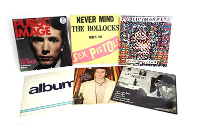 Lot 468 - A collectors' bundle of Sex Pistols, Public Image Ltd., and Sid Vicious LPs