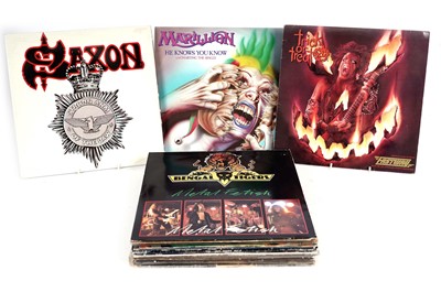 Lot 472 - A collectors' bundle of mixed Heavy Metal and Rock LPs and 12" singles