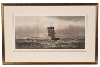 Lot 40 - William Thomas Nichols Boyce - Ship coming into harbour | watercolour