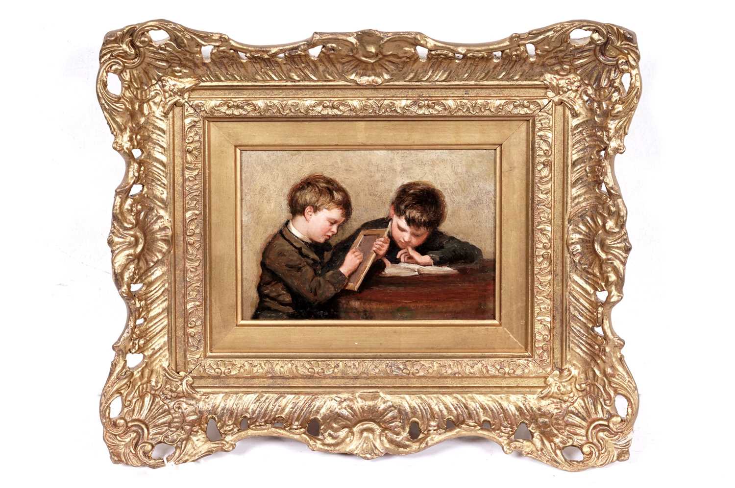 Lot 71 - Robert Jobling - Homework Hour | oil