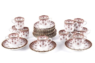 Lot 416 - ﻿A Spode 'Fleur de Lys' pattern part tea set