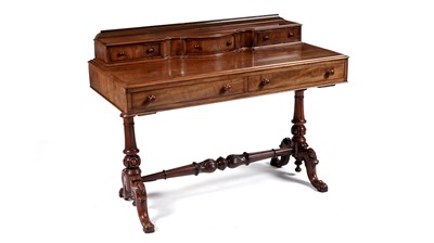 Lot 755 - A Victorian mahogany side table