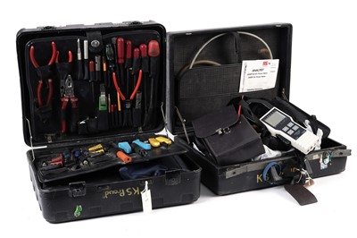 Lot 354 - Two electricians tool kits and other tools