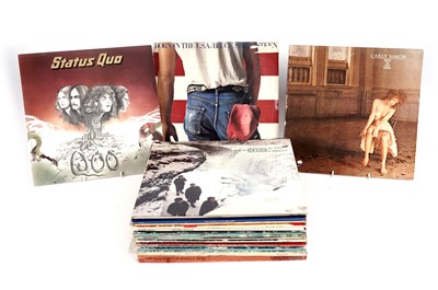 Lot 486 - A collectors' bundle of mixed Rock LPs and 12" singles