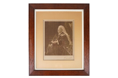 Lot 837 - HRH Queen Victoria (1819-1901): a signed photograph