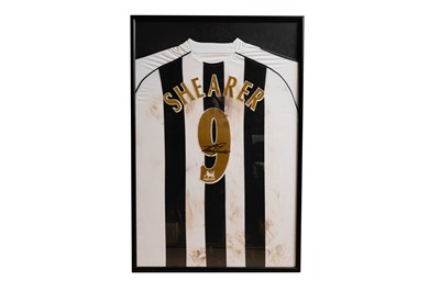 Lot 795A - Alan Shearer Newcastle United 2005-6 home match worn shirt