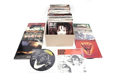 Lot 495 - A collectors' bundle of mixed Rock 7" singles