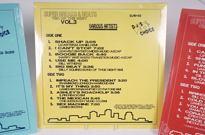 Lot 697 - Four sealed copies of Super Breaks and Beats LPs