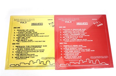 Lot 697 - Four sealed copies of Super Breaks and Beats LPs