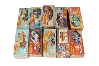 Lot 240A - A collection of boxed Matchbox 75 diecast vehicles