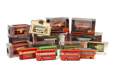 Lot 85A - A collection of diecast model buses