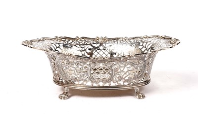 Lot 1426 - A 19th Century Dutch silver basket