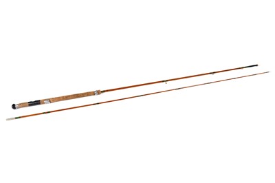 Lot 888 - A Pezon et Michel Parabolic Saumon (Salmon) two-piece split cane rod