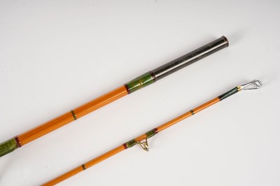 Lot 887 - A Hardy The Wanless 6lb two-piece split cane rod