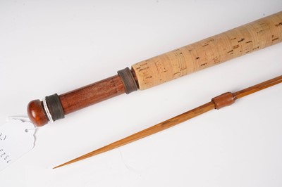 Lot 886 - A Bobby Robertson Jacques Delcroix Spiranthe split cane two-piece spliced rod