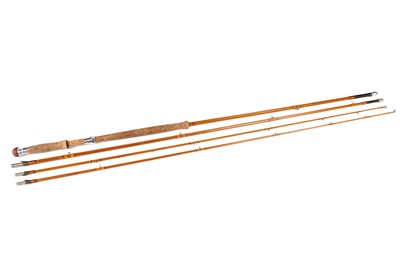 Lot 908 - Hardy The Wye Palakona  split cane three-piece salmon rod