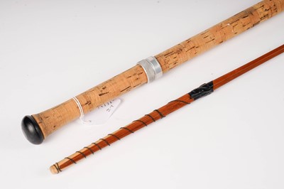 Lot 899 - Sharpe's, Aberdeen, Scottie split cane two-piece salmon rod