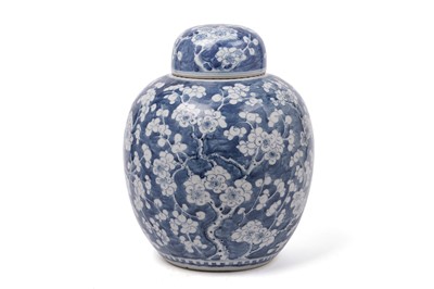 Lot 355 - A Chinese blue and white ginger jar