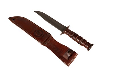 Lot 1007 - A U.S. Marine Corps combat knife