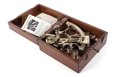 Lot 1152 - A sextant by H. Hughes and Sons Ltd London