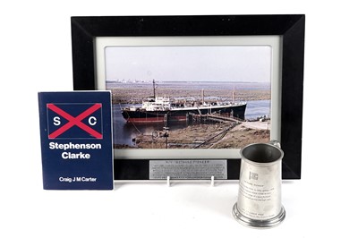 Lot 828 - A selection of Methane Pioneer pieces; and a copy of Stephenson Clarke Shipping