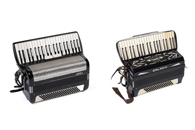 Lot 175 - A Bellini 120 Bass Piano accordion; and a Galanti 80 bass accordion