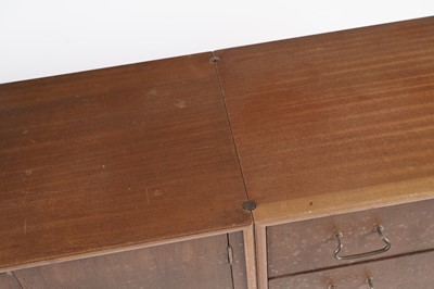 Lot 759 - A mid-20th Century modular teak wall unit by Peter Hayward for Vanson
